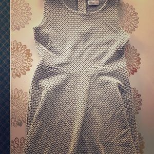 Black and White Patterned Dress